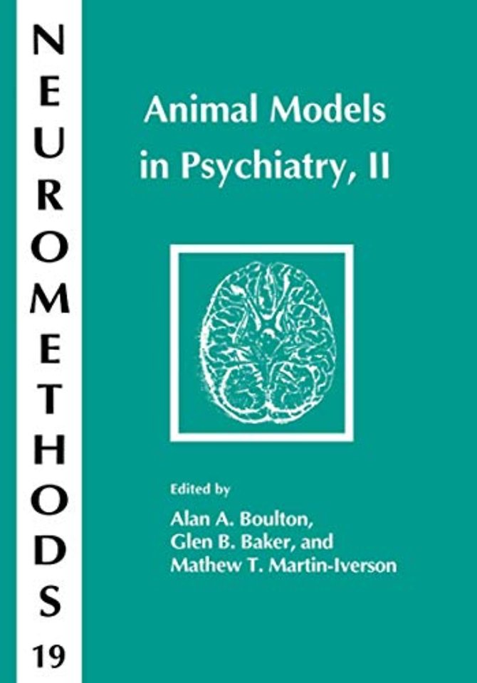 Animal Models in Psychiatry, II