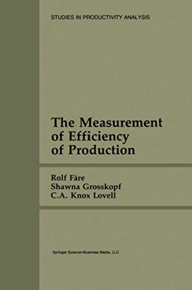 The Measurement of Efficiency of Production