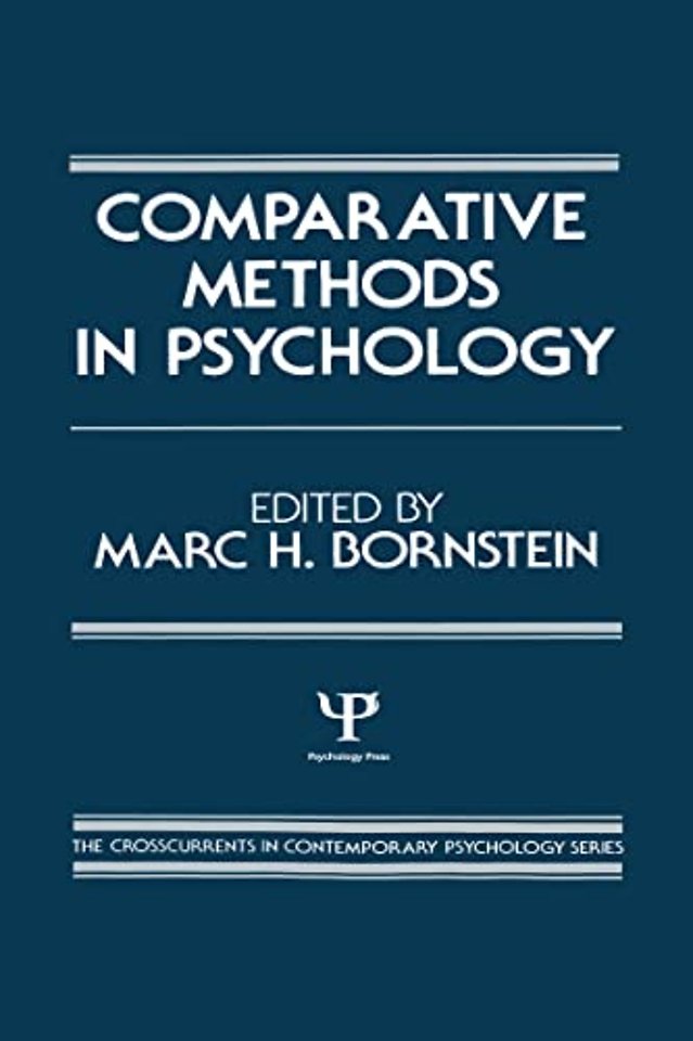 Comparative Methods in Psychology