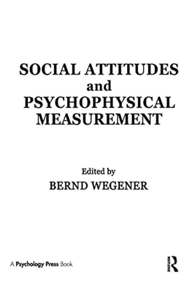 Social Attitudes and Psychophysical Measurement