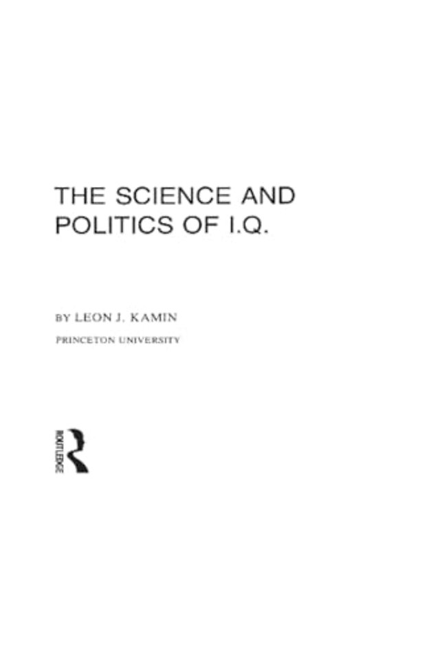 Science and Politics of I.q.
