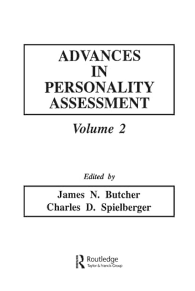 Advances in Personality Assessment