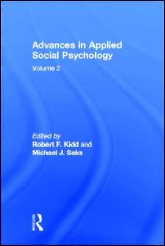 Advances in Applied Social Psychology