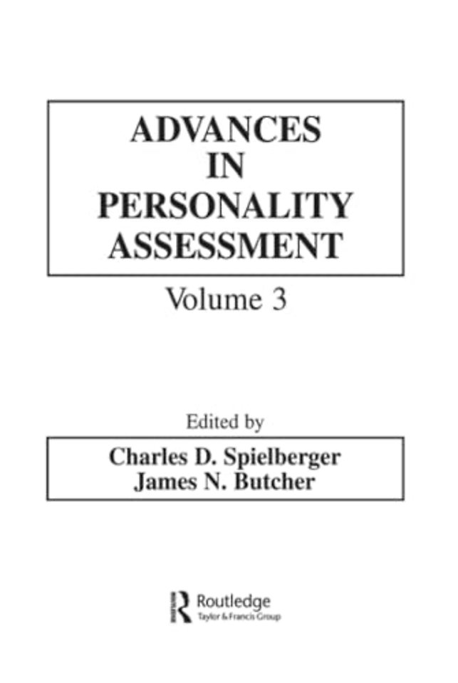 Advances in Personality Assessment