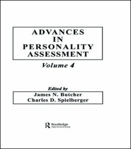Advances in Personality Assessment