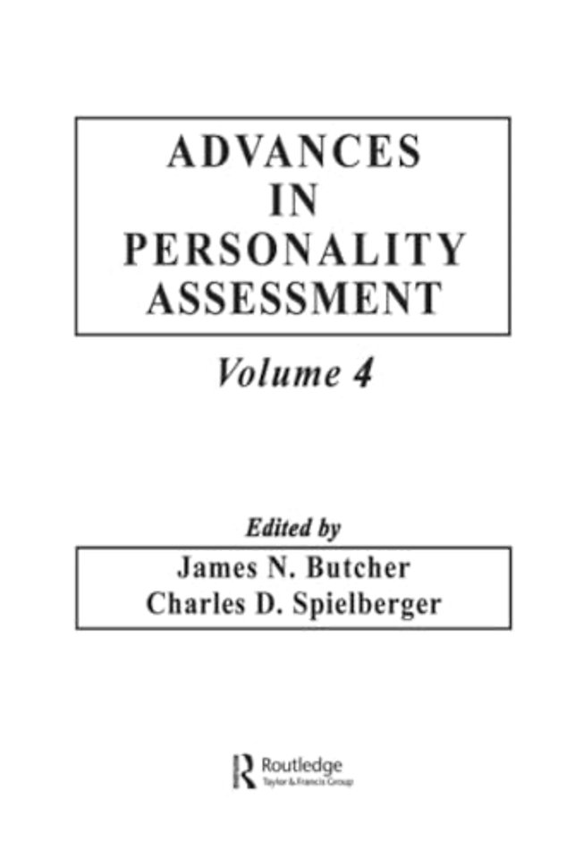 Advances in Personality Assessment