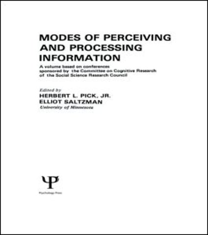 Modes of Perceiving and Processing Information