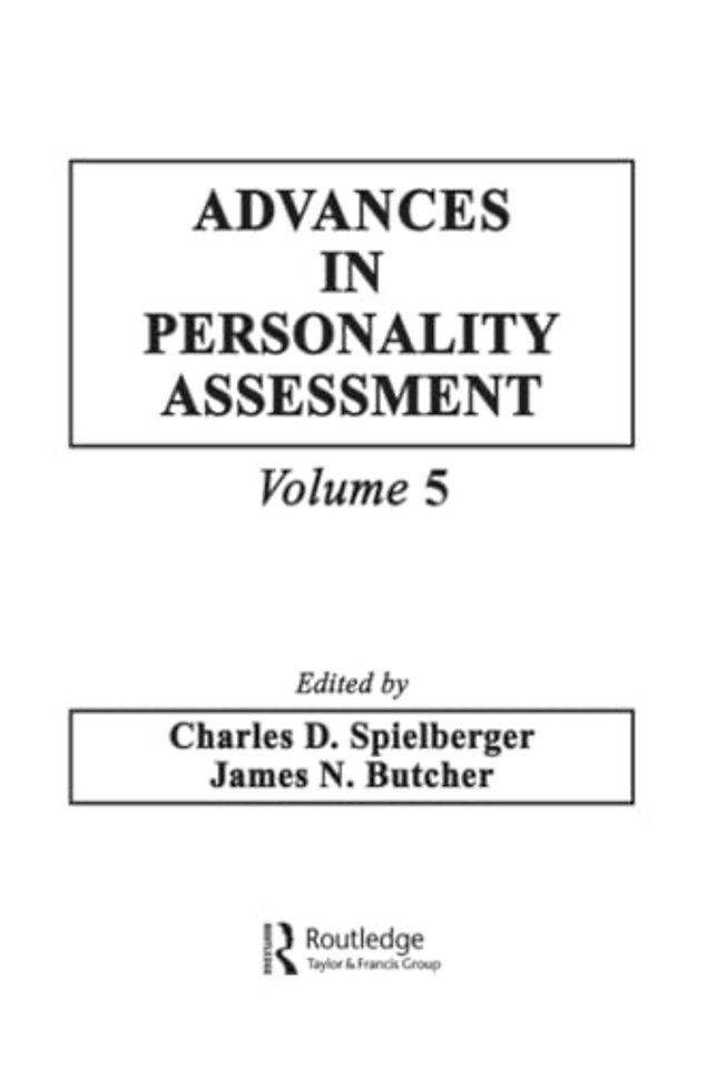 Advances in Personality Assessment