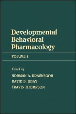 Advances in Behavioral Pharmacology