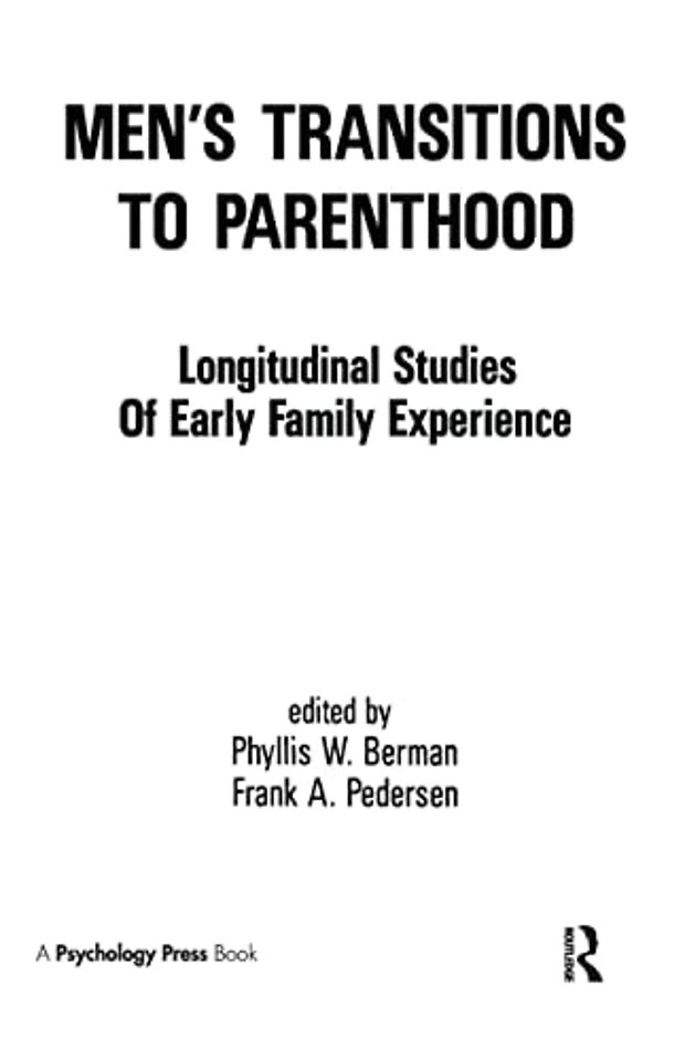 Men's Transitions To Parenthood