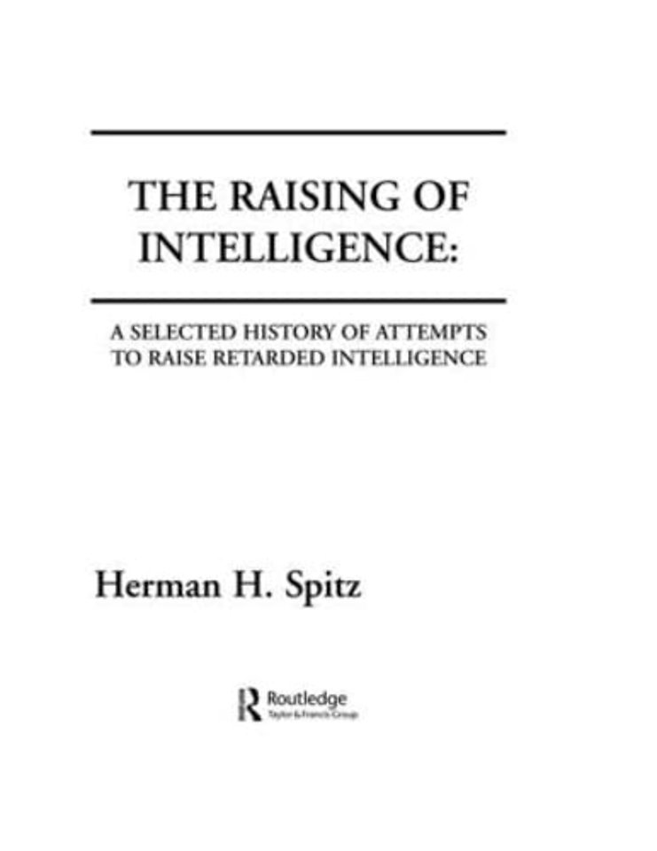 Raising of Intelligence