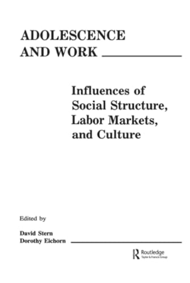 Adolescence and Work