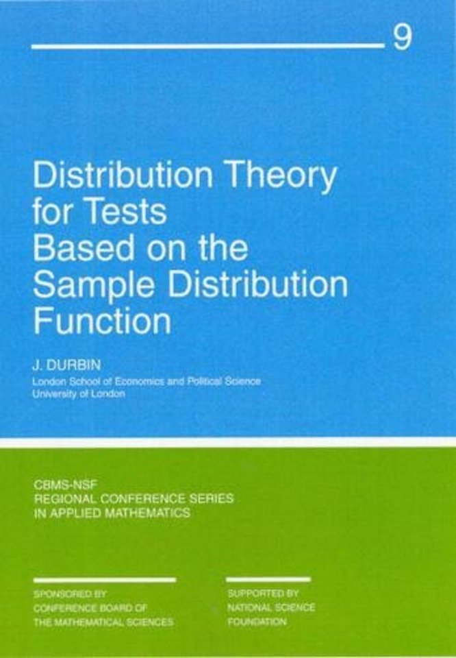 Distribution Theory for Tests Based on Sample Distribution Function