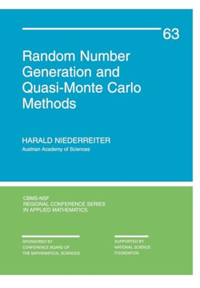 Random Number Generation and Quasi-Monte Carlo Methods