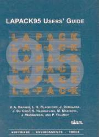 LAPACK95 Users' Guide