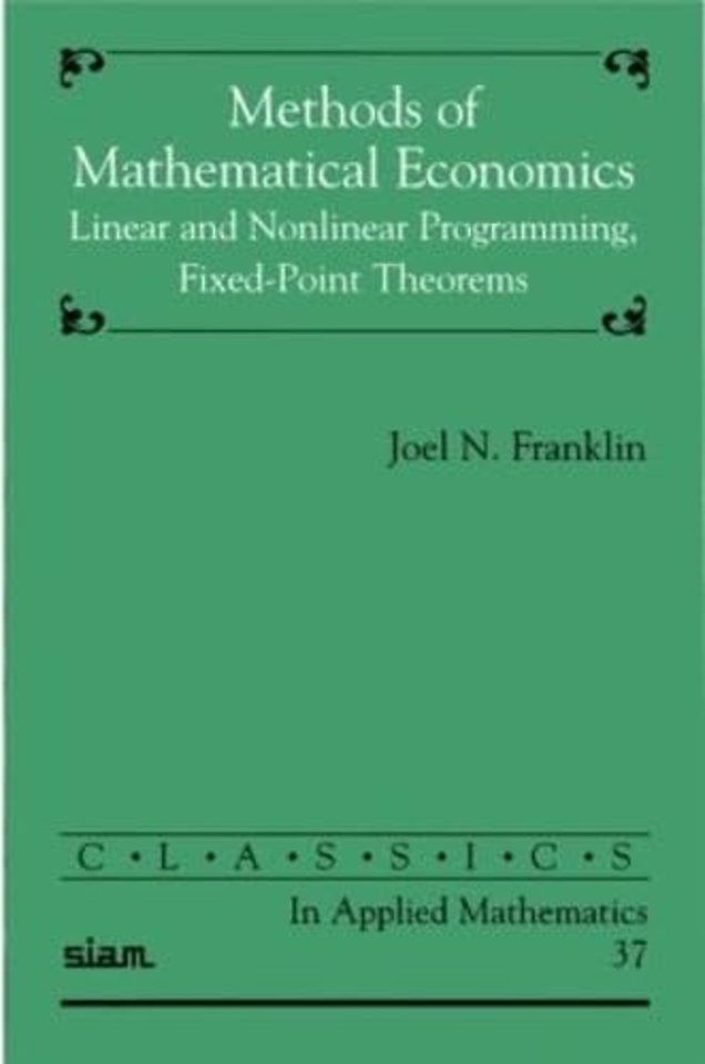 Methods of Mathematical Economics