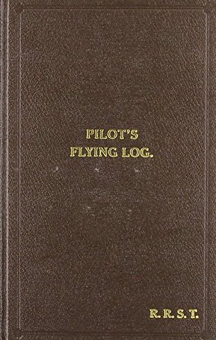 W/Cdr Robert Stanford Tuck Facsimile Flying Log Book