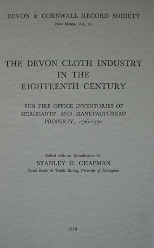 Devon Cloth Industry in the 18th Century