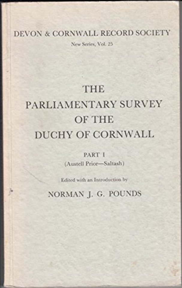 Parliamentary Survey of the Duchy of Cornwall, Part I