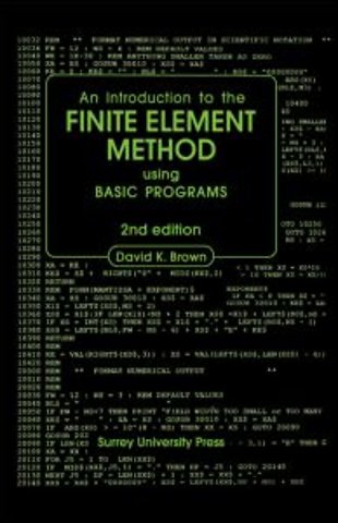 Introduction to the Finite Element Method using BASIC Programs