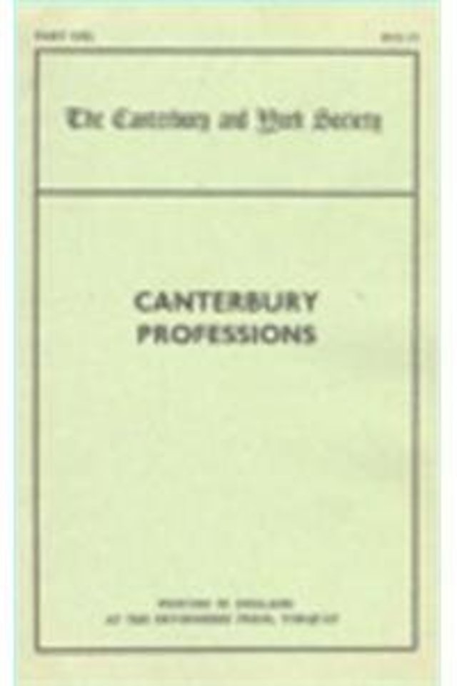 Canterbury Professions