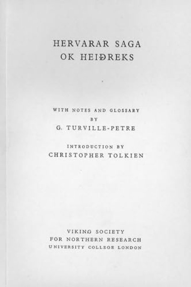 Hervarar Saga ok Heidreks