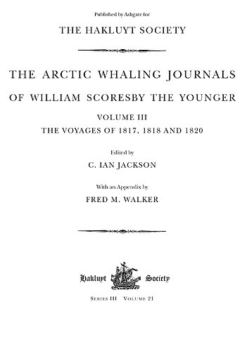 Arctic Whaling Journals of William Scoresby the Younger (1789–1857)
