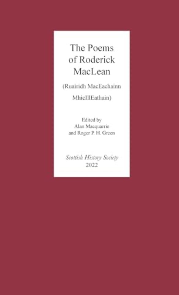 Poems of Roderick MacLean – (Ruairidh MacEachainn MhicIllEathain – d. 1553)