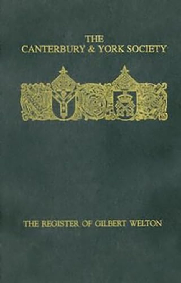 Register of Gilbert Welton, Bishop of Carlisle 1353–1362
