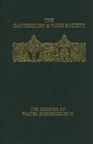 Register of Walter Bronescombe, Bishop of Exeter, 1258–80: III