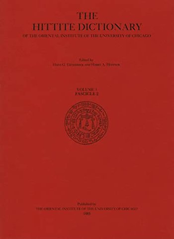 Hittite Dictionary of the Oriental Institute of the University of Chicago Volume L-N, fascicle 2 (-ma to miyahuwant-)