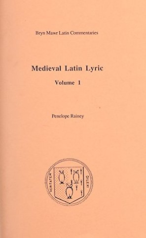 Medieval Latin Lyric