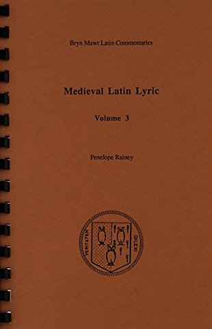 Medieval Latin Lyric