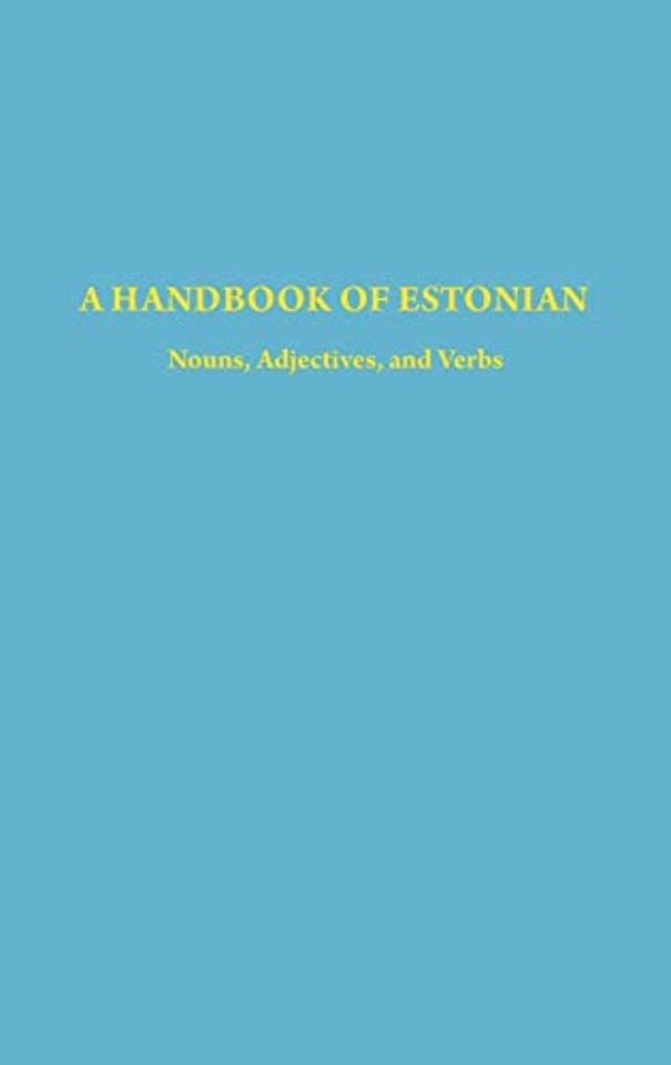 A Handbook of Estonian