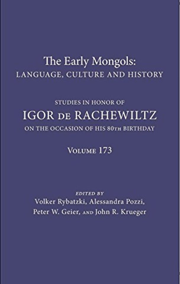 The Early Mongols Language, Culture and History