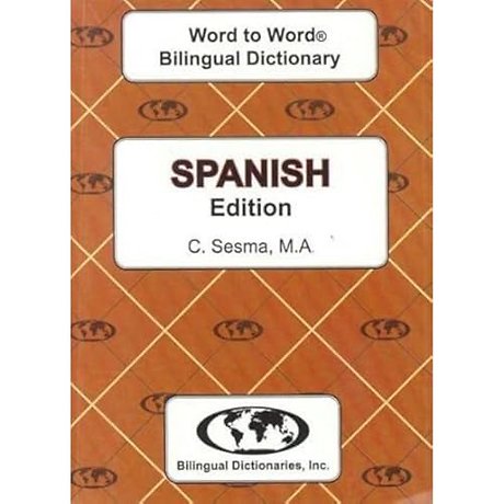 English-Spanish & Spanish-English Word-to-Word Dictionary