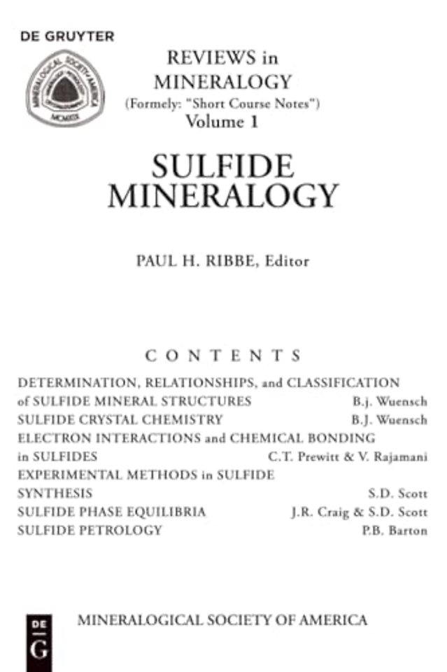 Sulfide Mineralogy