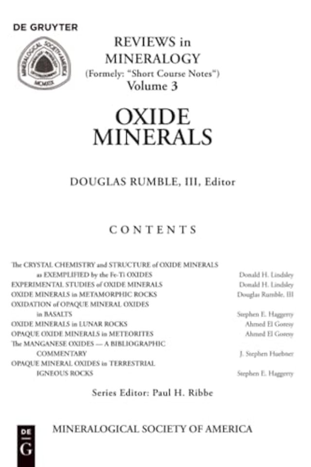 Oxide Minerals