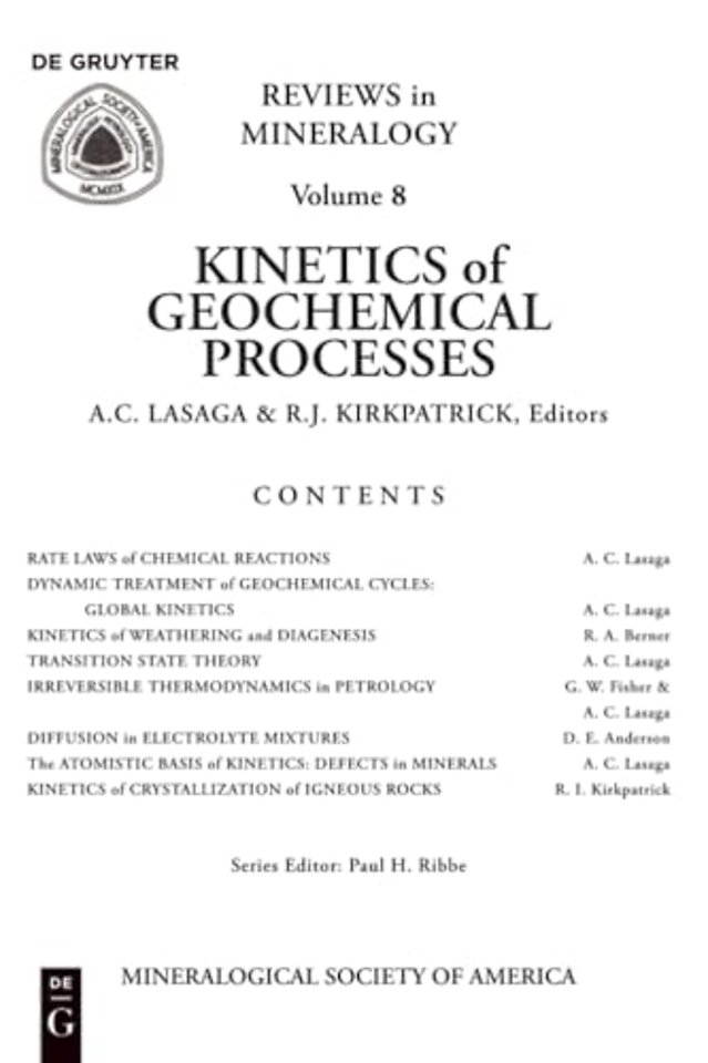Kinetics of Geochemical Processes