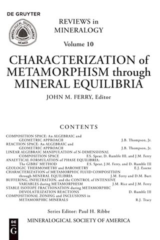 Characterization of Metamorphism through Mineral Equilibria