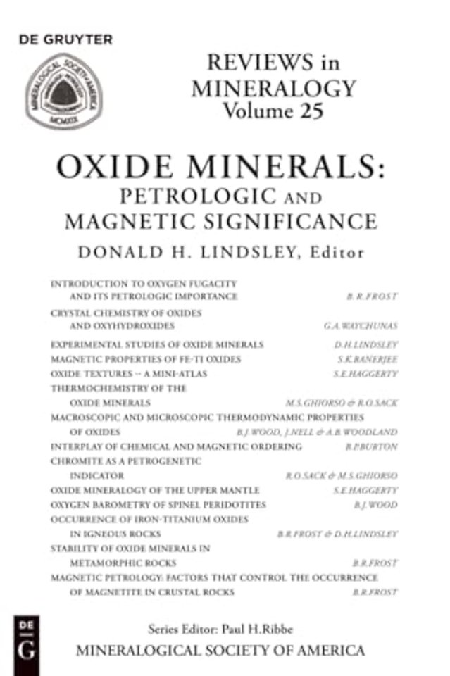 Oxide Minerals – Petrologic and Magnetic Significance