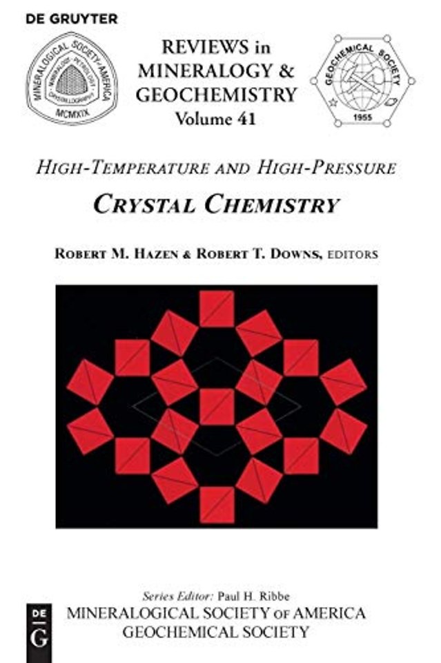 High–Temperature and High Pressure Crystal Chemistry