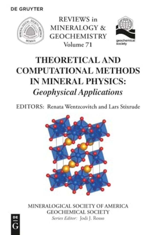 Theoretical and Computational Methods in Mineral Physics