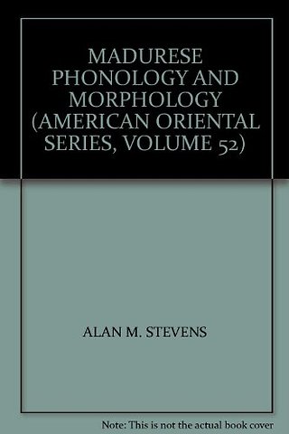 Madurese Phonology and Morphology