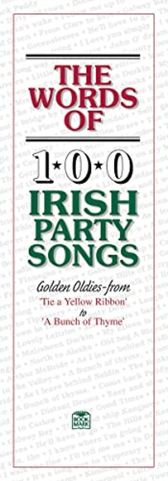 The Words Of 100 Irish Party Songs