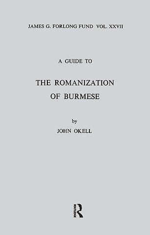 Guide to the Romanization of Burmese