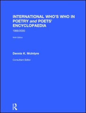 International Who's Who in Poetry and Poets Encyclopedia