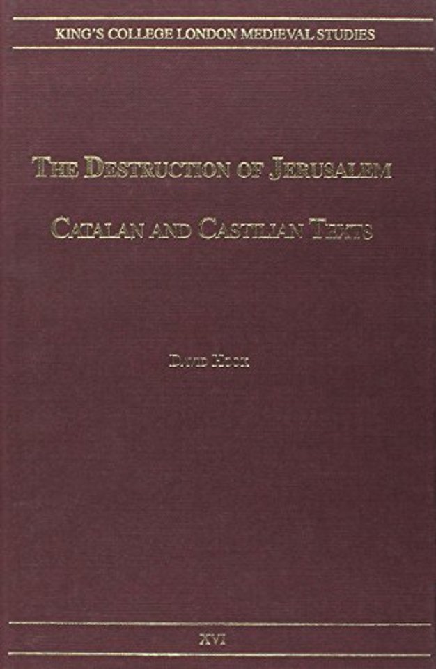 Destruction of Jerusalem – Catalan and Castilian Texts