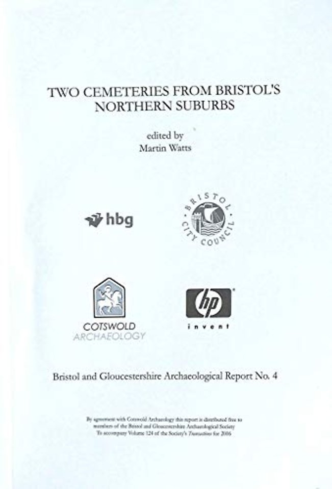 Two Cemeteries from Bristol's Northern Suburbs