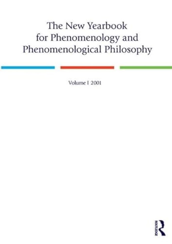 New Yearbook for Phenomenology and Phenomenological Philosophy